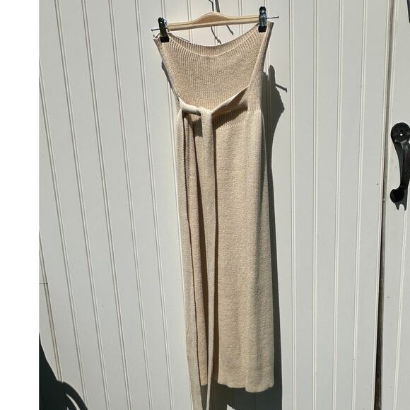 Lauren Manoogian Rib Skirt Crudo Natural Cotton Wool Designer Size 0 XS thru M - Picture 7 of 16